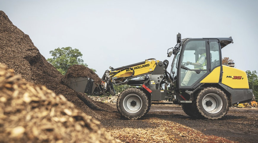 New Holland Construction Extends Portfolio With Telescopic Reach Small Articulated Loaders